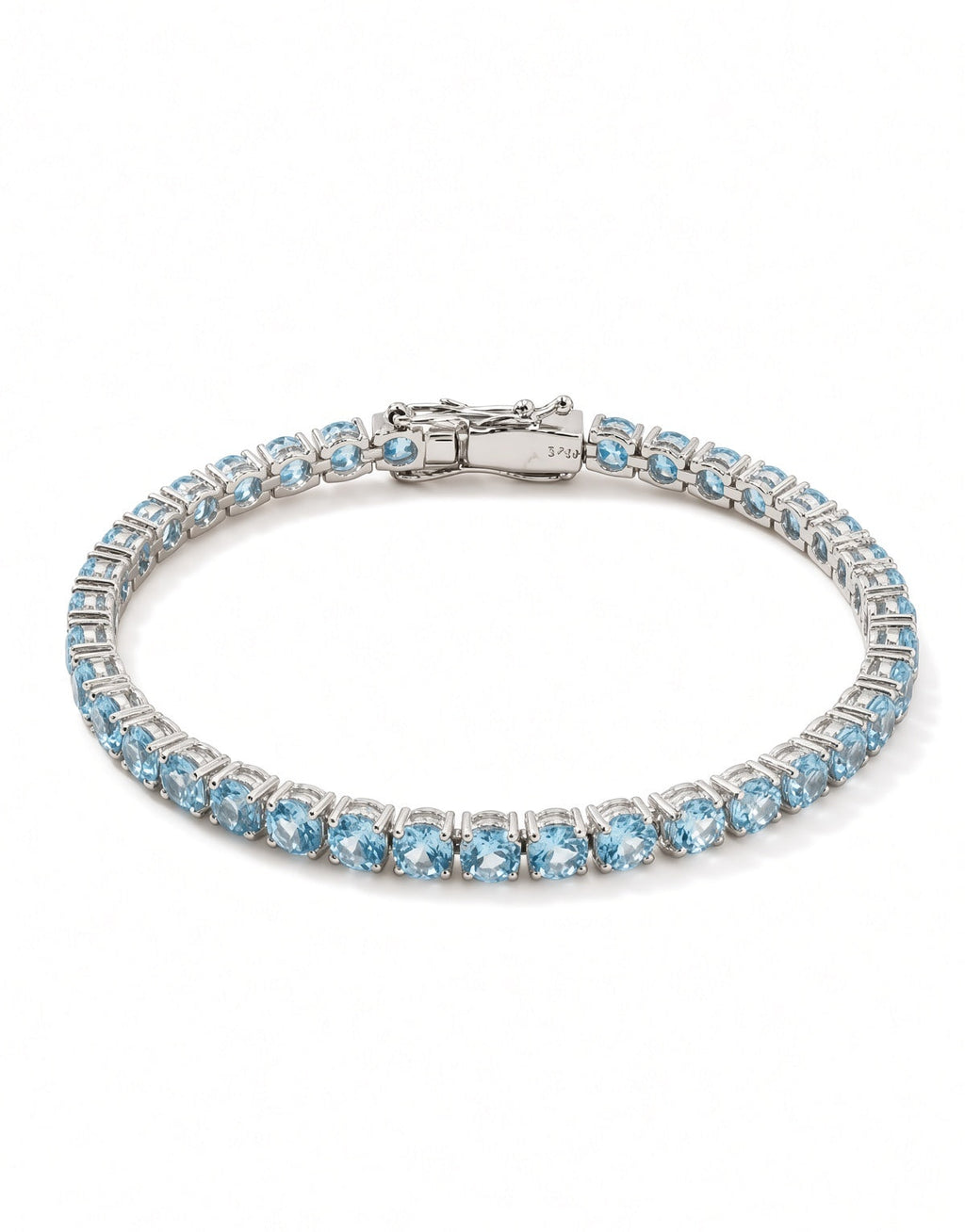 Aqua Tennis Bracelet