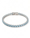 Aqua Tennis Bracelet