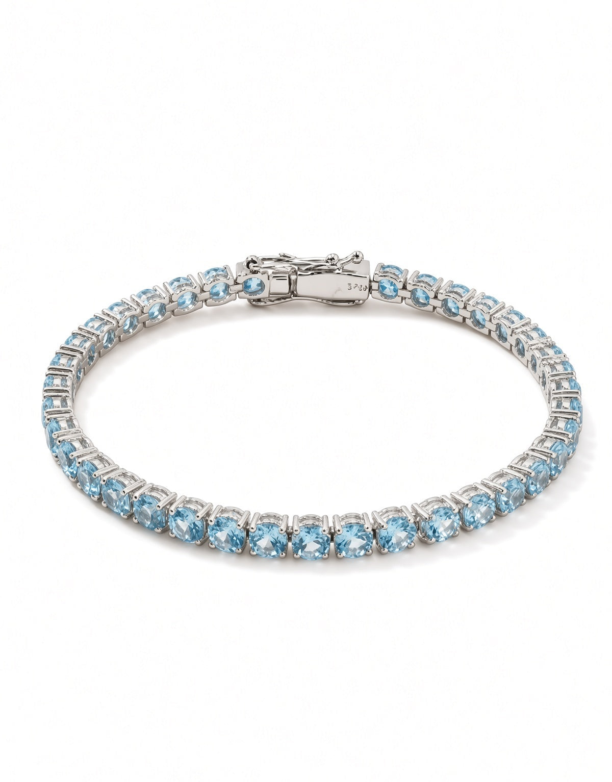 Aqua Tennis Bracelet