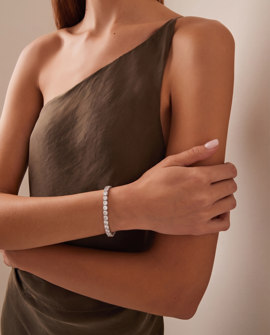 4mm White Tennis Bracelet