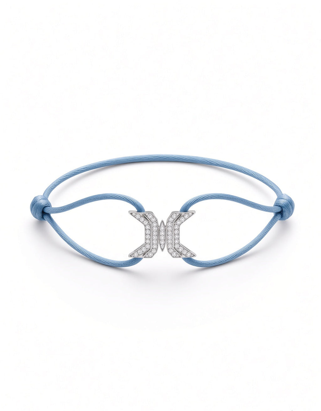 Signature X Light Blue Cord Bracelet