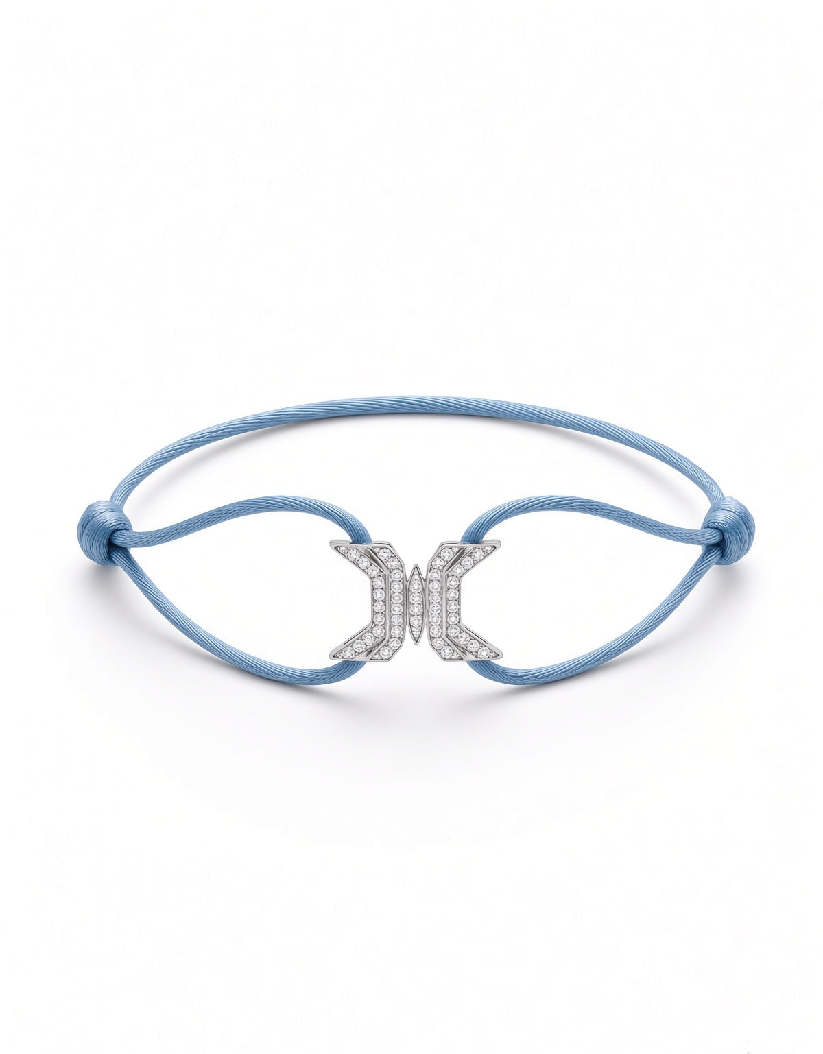 Signature X Light Blue Cord Bracelet